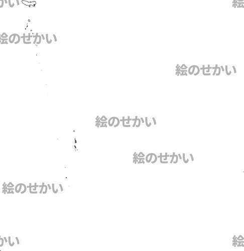 東京全域(伊豆諸島、小笠原諸島)の白地図サンプル