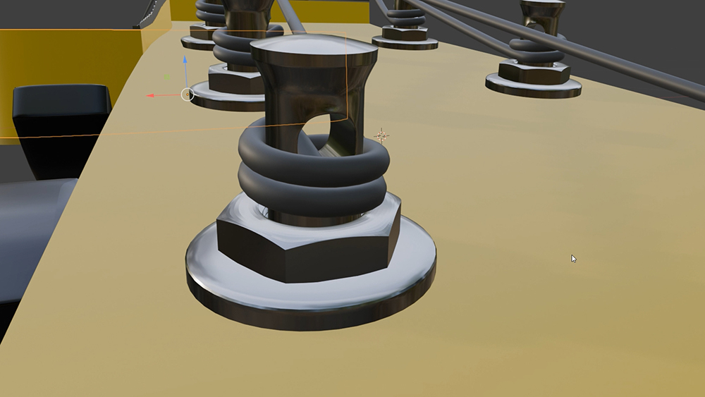 3Dモデル:アコースティックギター サンプル2